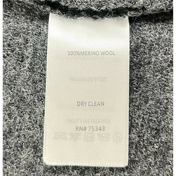 St Tropez West Gray Merino Wool Cardigan Sweater Small cozy lagenlook neutral - Picture 4 of 11